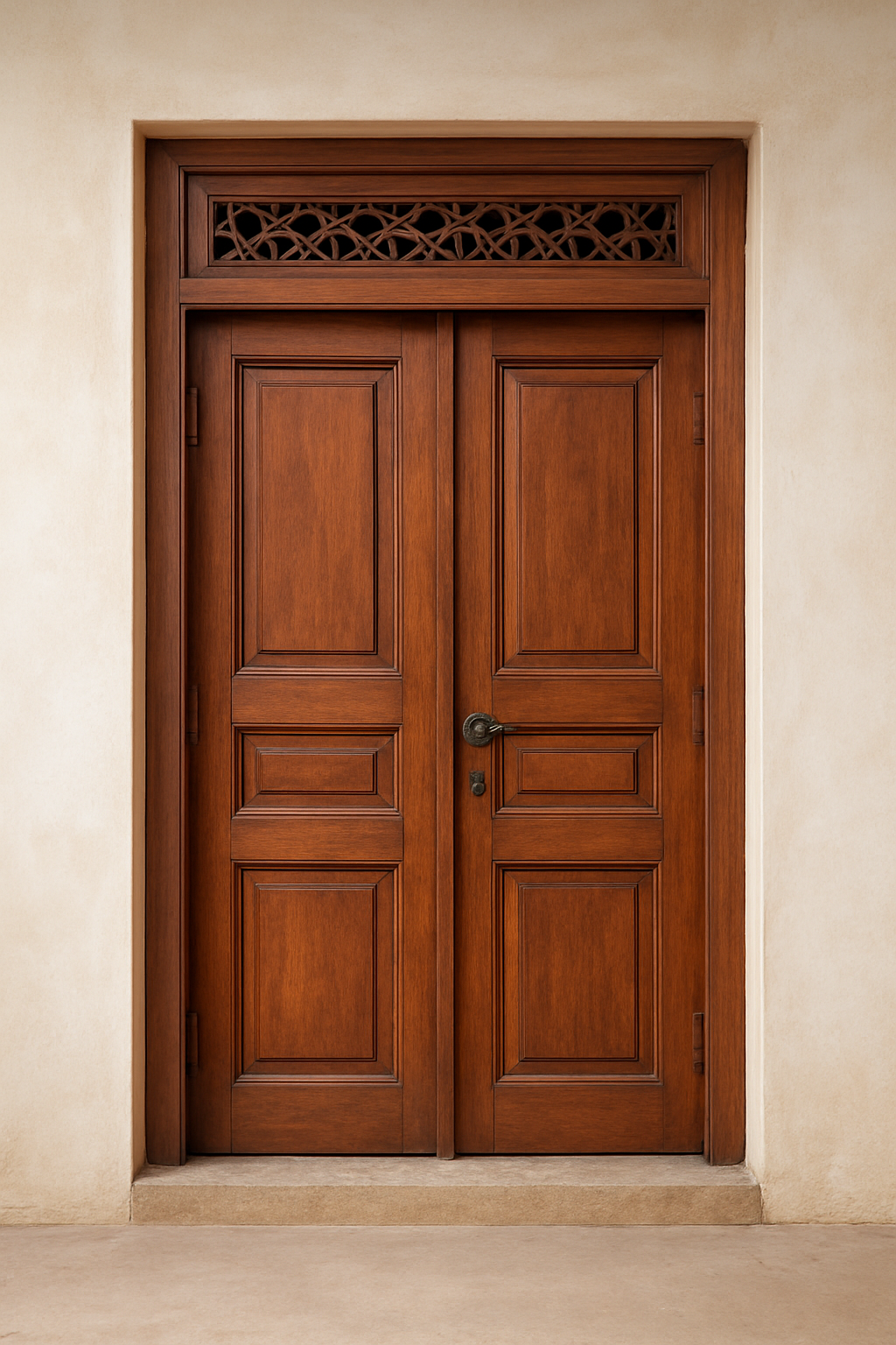 reclaimed wood door